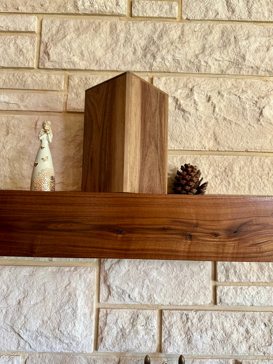 The Aaron — Solid Walnut Memorial Urn