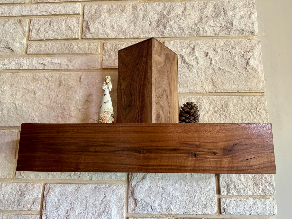 The Aaron No. 2 — Solid Walnut Memorial Urn
